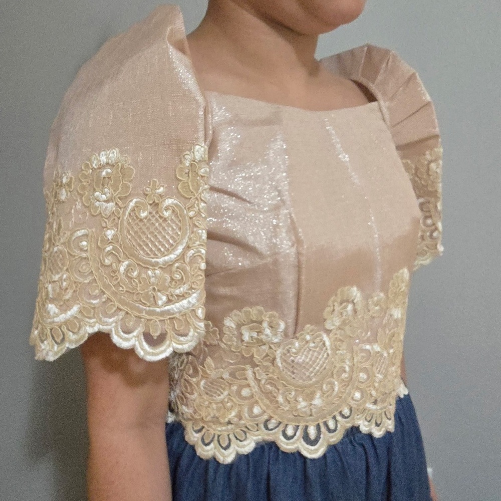 NEW Filipino Traditional Top/ Blouse Filipiana